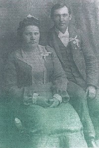 David Arthur and Julia Marie Adams, 1902, Photograph courtesy of the Adams family