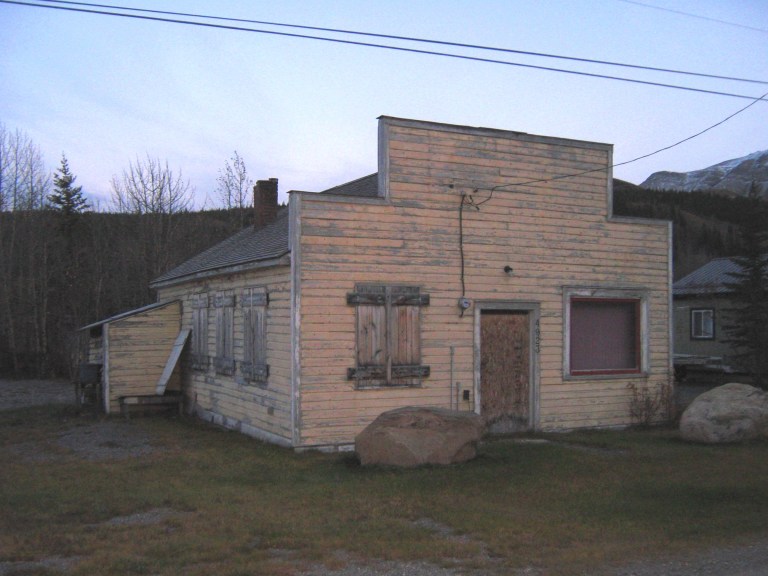 Cadomin Photo Studio, Cadomin (Evaluated as part of the the Yellowhead County Municipal Heritage inventory project).