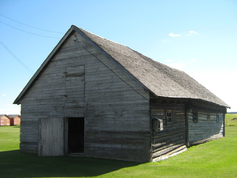 Myschuk Barn, near Wildwood (Evaluated as part of the the Yellowhead County Municipal Heritage inventory project).