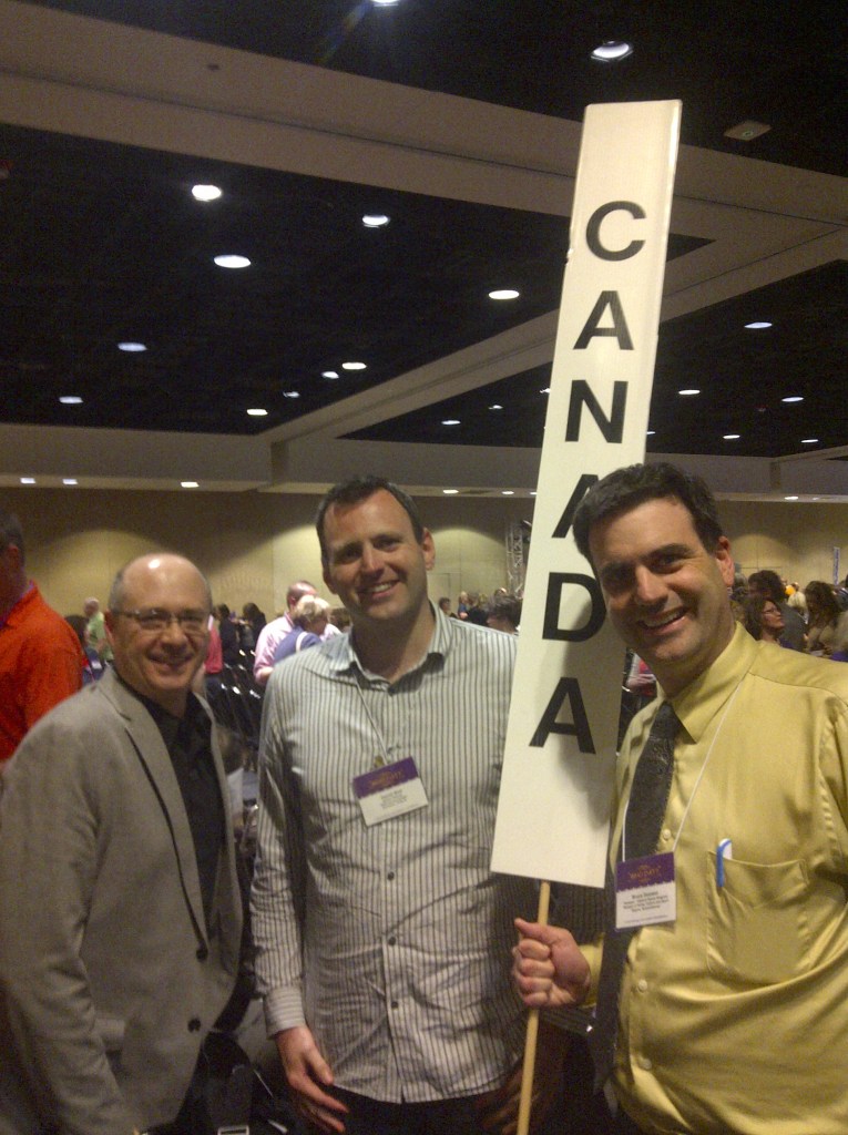 Some members of the "Canada" delegation at the U.S. National Trust for Historic Preservation's National Main Street Conference 