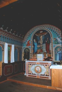 St. Charles Mission, Church, Interior