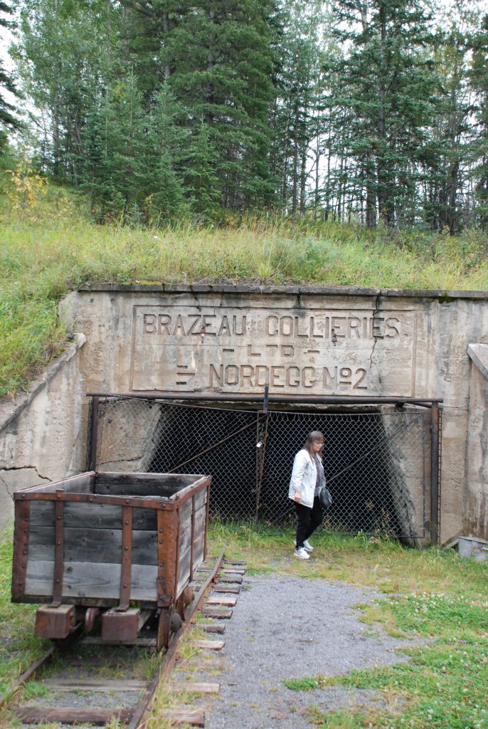 touring the Nordegg site - 2nd image