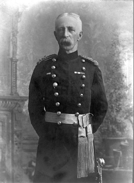 Portrait of Capt. Donald R. Cameron, head of the British-Canadian contingent of the International Boundary Survey, in 1872.