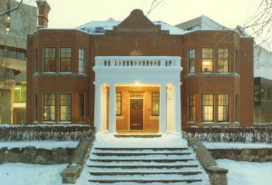 Rutherford House Historic Site and Museum in winter (2005).