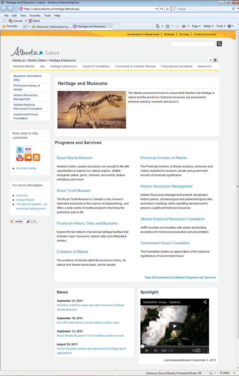 culture.alberta.ca website 