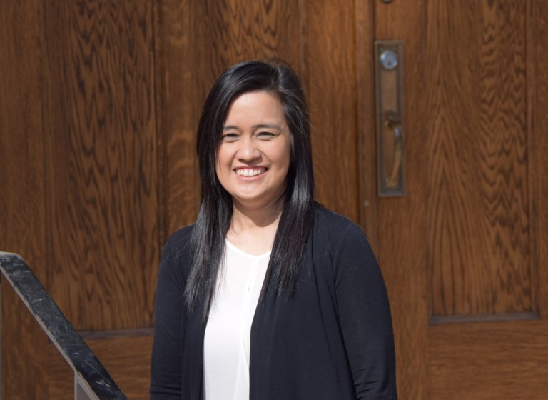 a photograph of Carina Naranjilla, Grant Program Coordinator, A.H.R.F.