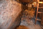 The basement of the Bow On Tong Building in the middle of rehabilitation (April 17, 2014)