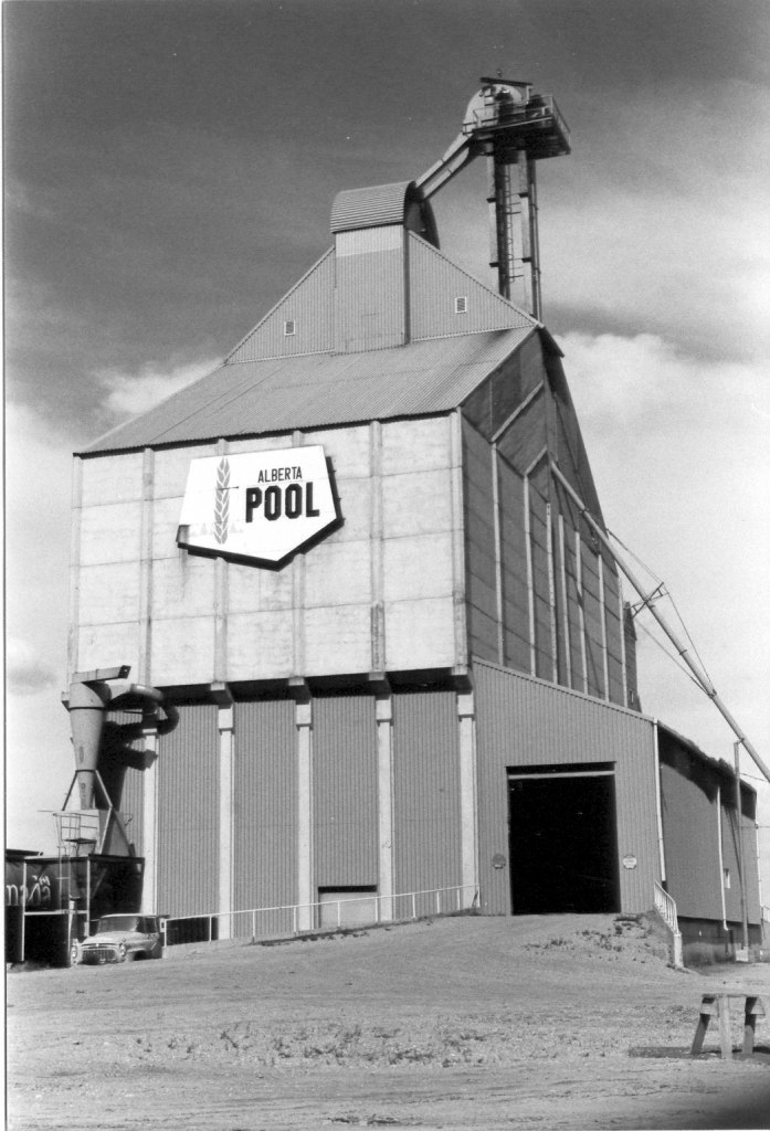 Buffalo Elevator at Lyalta in 1997. (Courtesy Alberta Heritage Survey, 97-R0248-17.) 