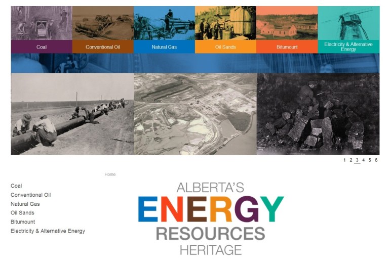 Energy Resources Website Homepage