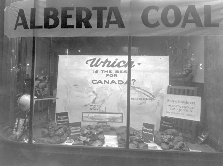 An Alberta coal company advertises in Ontario, n.d. Source: Provincial Archives of Alberta, A3975 