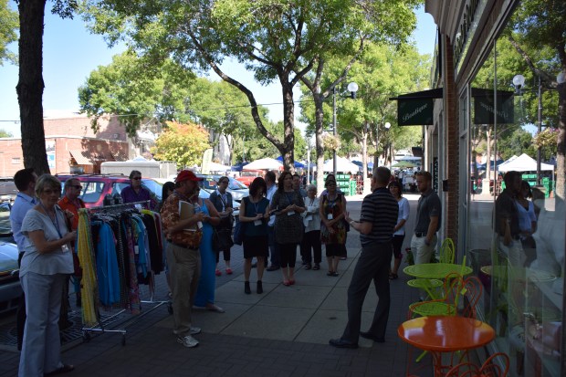 Main Street leaders take notes on how Lethbridge's historic downtown has thrived. 