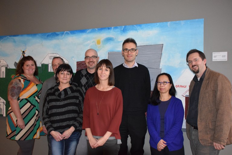 Main Street Meeting attendees (from left to right): Shelly Hall Zenew, Henry Maisonneuve, Karen Tabor, Murray Davison, Rebecca Goodenough, Michael Thome, Donna Poon, Matthew Francis