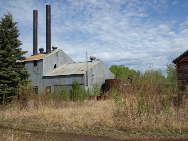 The powerhouse at Bitumount (photo by David Martin).