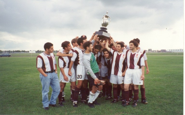 Archbishop O’Leary High School, Winners of the Rutherford Cup, 1994. Source: Alberta Culture and Tourism.