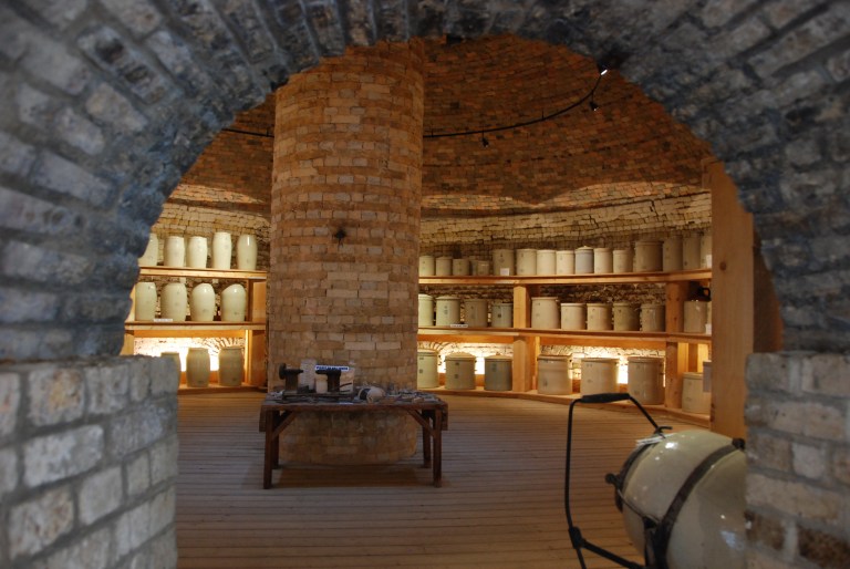 Beehive dome interior, Medalta Potteries, 2011.