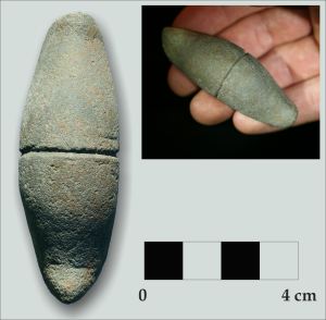 Figure 4. Atlatl weight Visser