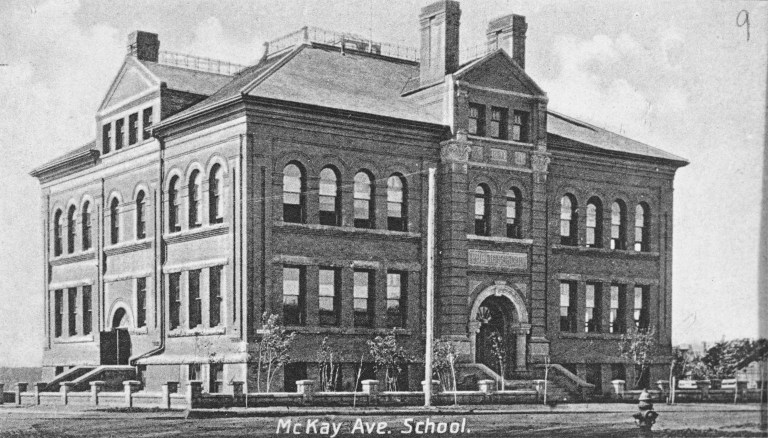 McKay Avenue School circa 1913, Edmonton (photo courtesy of Provincial Archives of Alberta)