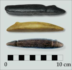 Figure 4a. Atlatl weights RAM and Heron