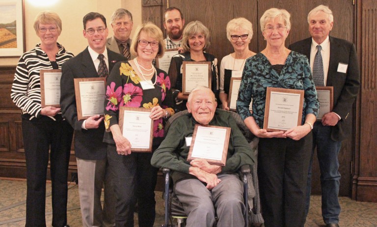 Alberta Historical Resources Foundation 2016 Heritage Award Recipients.