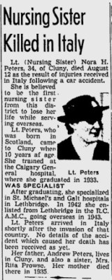 Photograph courtesy of Veterans Affairs Canada, Canadian Virtual War Memorial