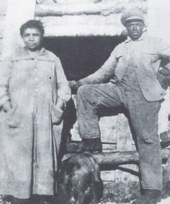Willis and Jeanie Bowen at Amber Valley, courtesy of the Black Settlers of Alberta and Saskatchewan Historical Society.