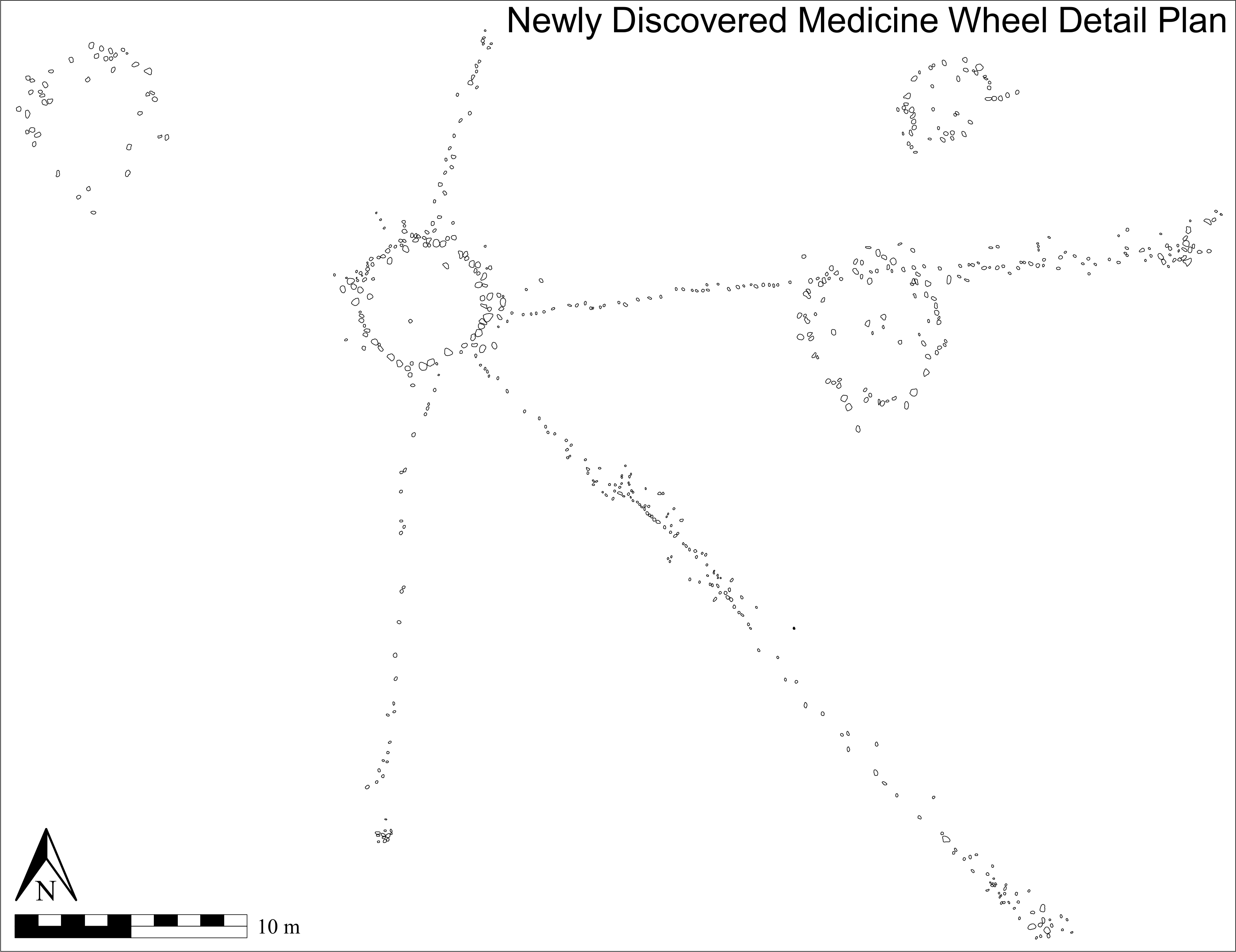 Newly Discovered Medicine Wheel Detail Plan