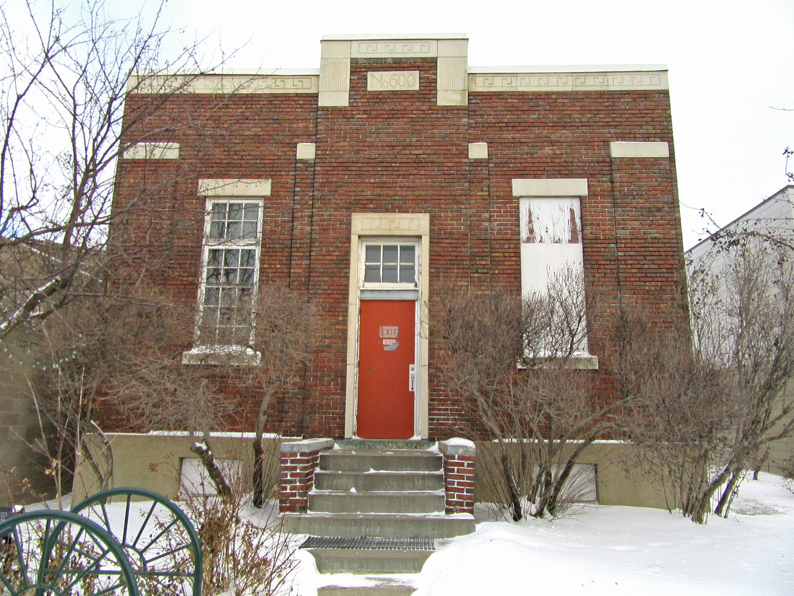 Street Railway Substation No. 600 is significant as a rare and well preserved example of the Art Deco Style of architecture in Edmonton.